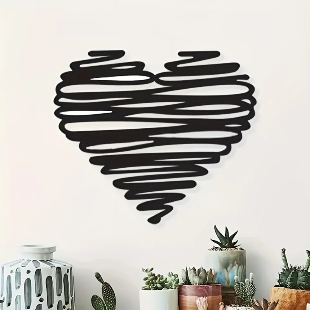 Art Craft Cafe - CIFBUY Metalowa Dekoracja Ścienna w Kształcie
