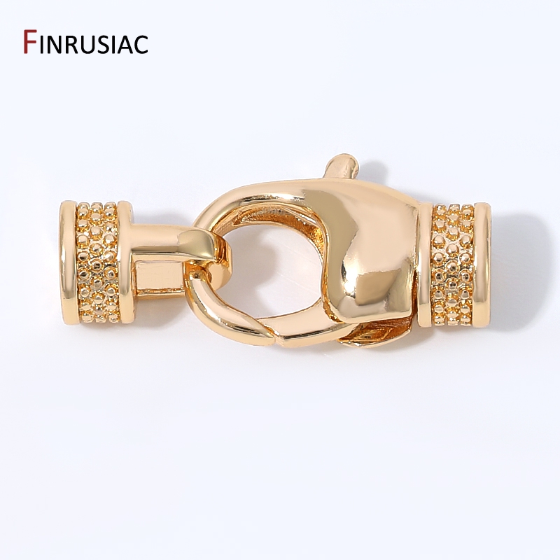 Art Craft Ideas - Złote (14K) pozłacane mosiężne zapięcia typu