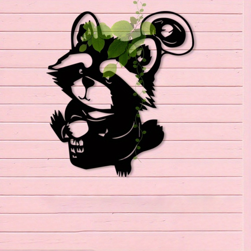 Art Craft Cafe - CIFBUY Żelazna Dekoracja Ścienna Czerwona Panda