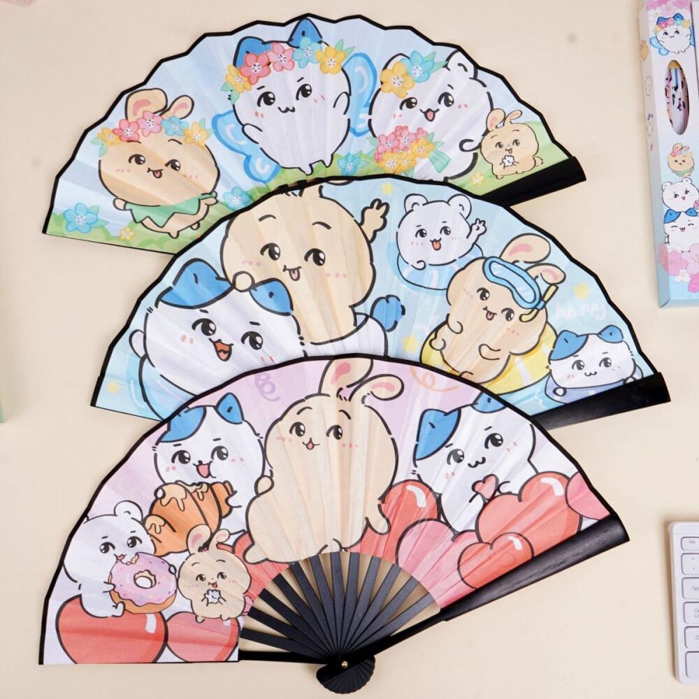 Art Craft Japan - Uroczy składany wachlarz Chiikawa Summer Usagi,