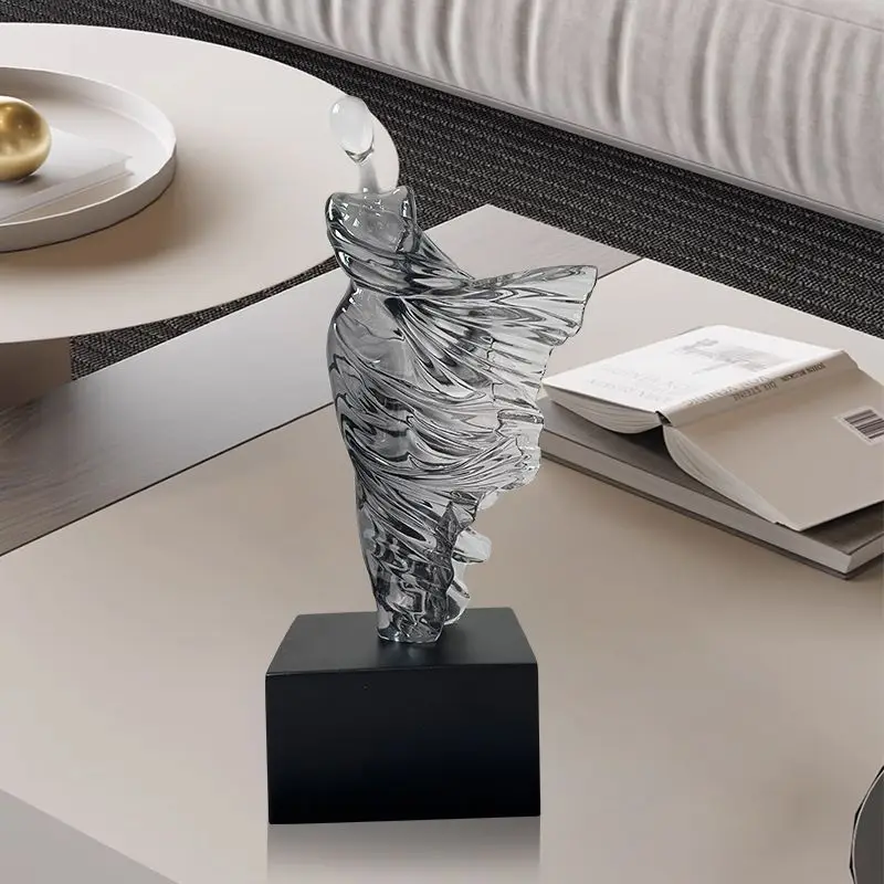 Art Craft Cafe - Abstrakcyjna figurka z żywicy, rzeźba w