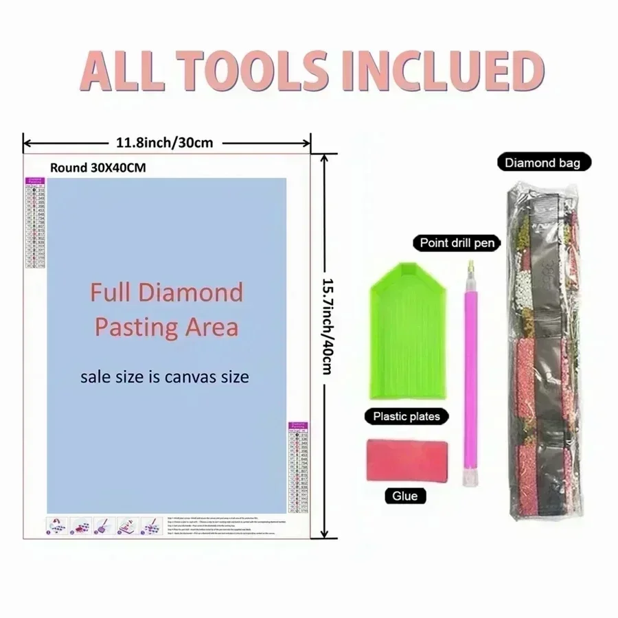 5D DIY Full Round Drill Diamon – Art Craft Japan recenzja i cena