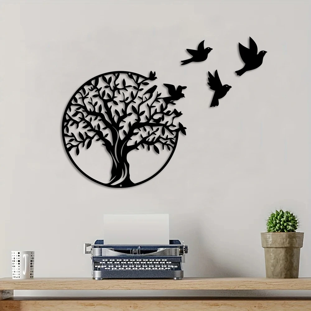 Metalowe ozdoby ścienne, drzew – Art Craft Logo recenzja i cena