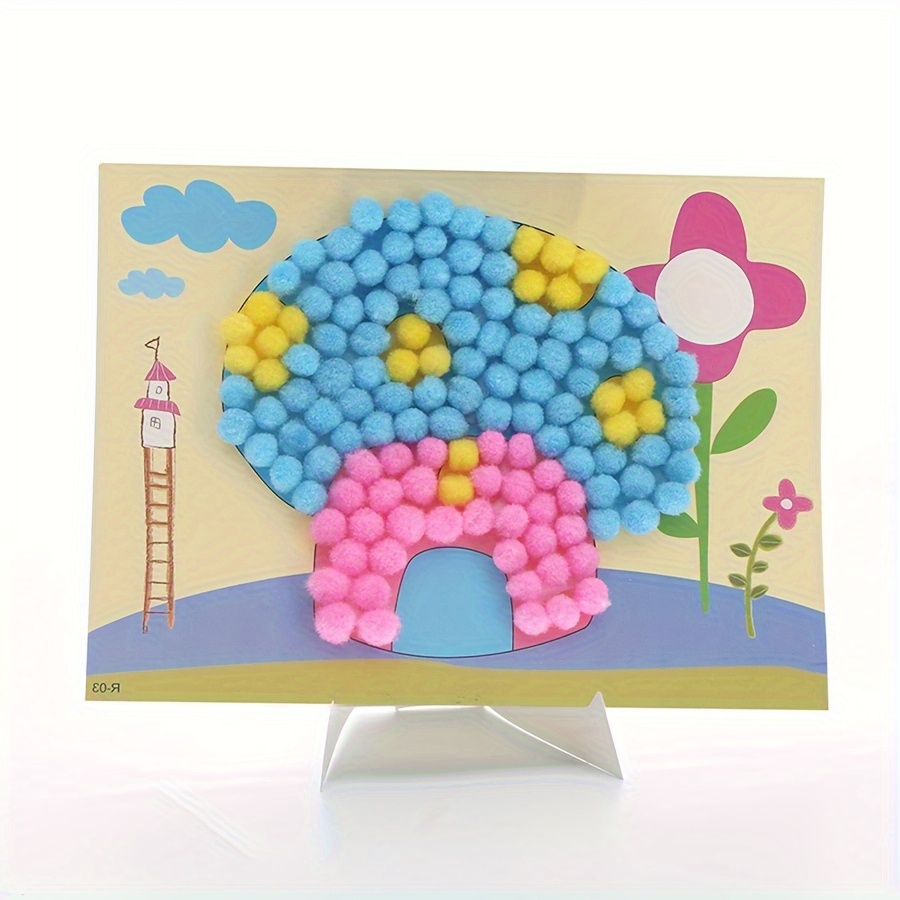 2 szt. 16x21cm Kolorowe Pompon – Art Craft Animals recenzja i cena