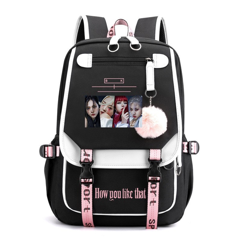 Plecak Black Pink z wzorem, du – Art Craft Bag recenzja i cena