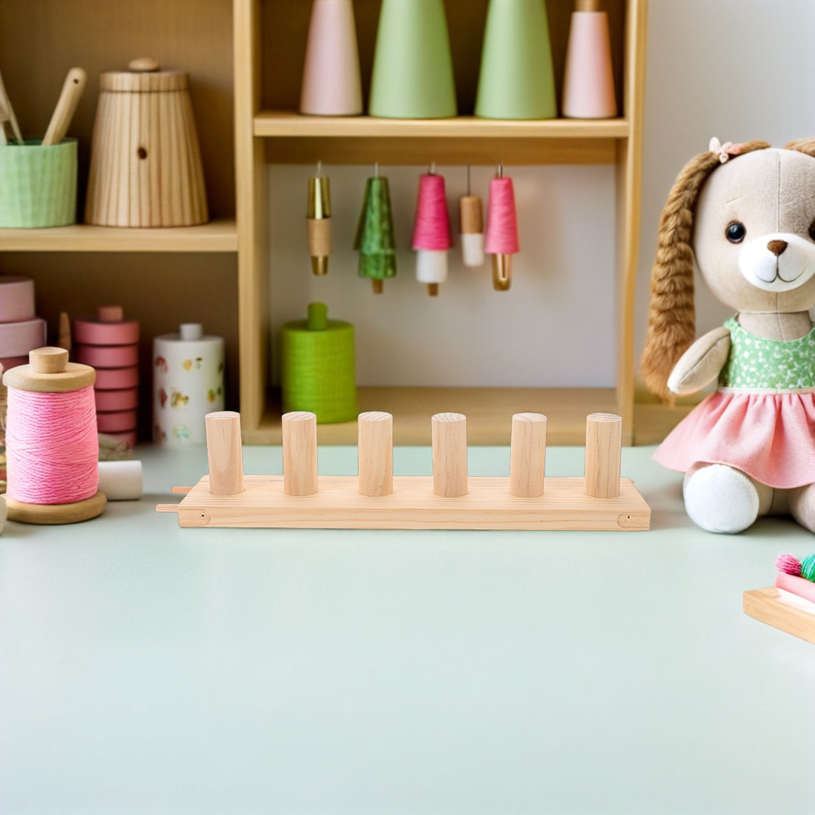 Drewniany krosno dziewiarskie  – Loom Weaving Frame recenzja i cena
