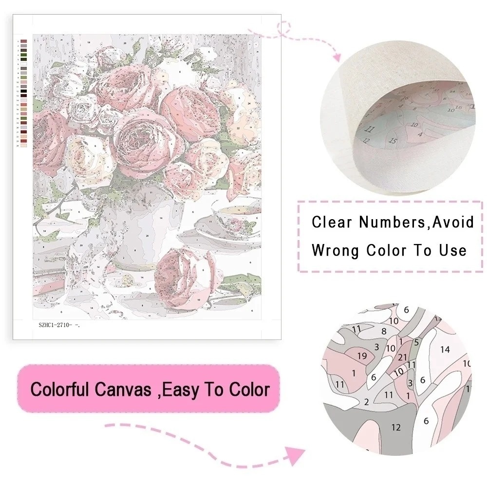 AZQSD Adult Paint By Numbers A – Art Craft Cat recenzja i cena
