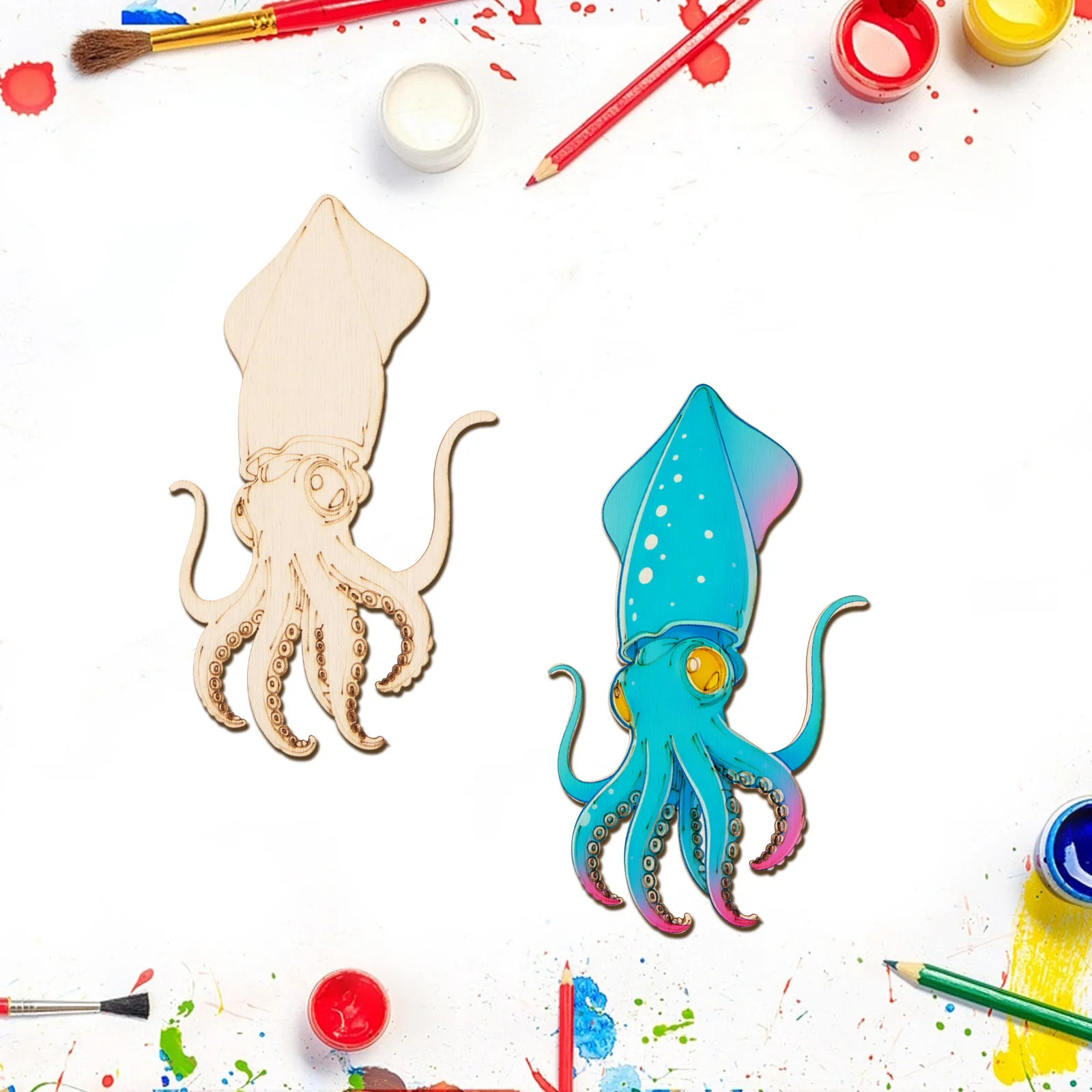 10 sztuk/zestaw Niedokończone  – Art Craft Animals recenzja i cena