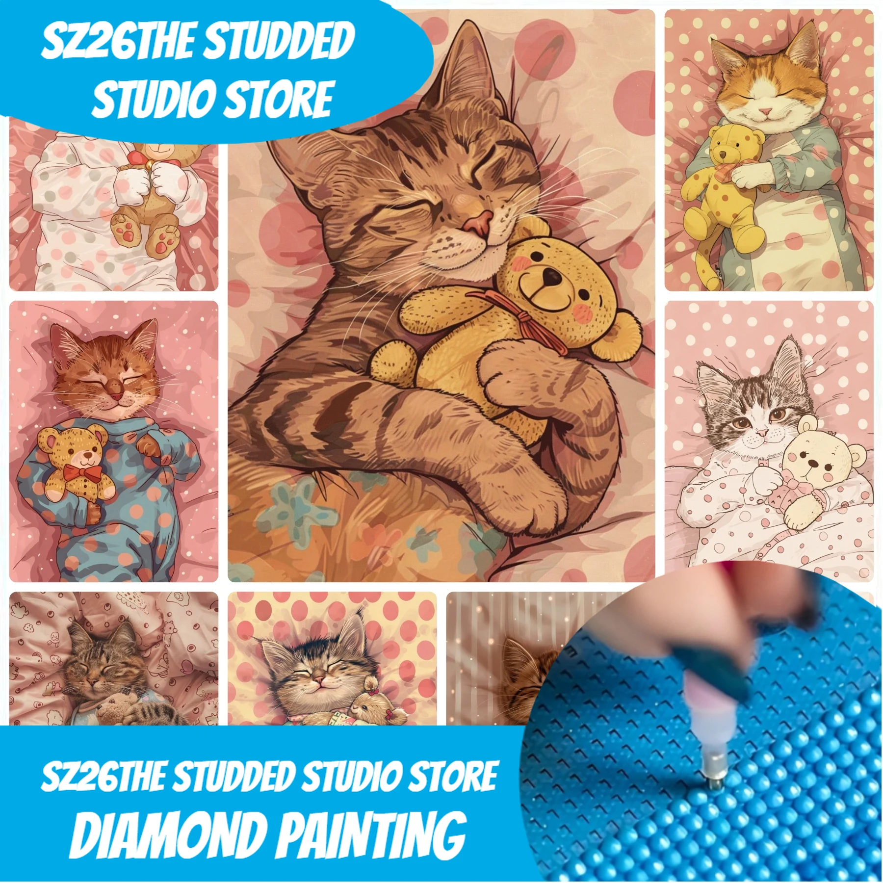 Sz26 Uroczy i słodki kot z ćwi – Art Craft Cat recenzja i cena