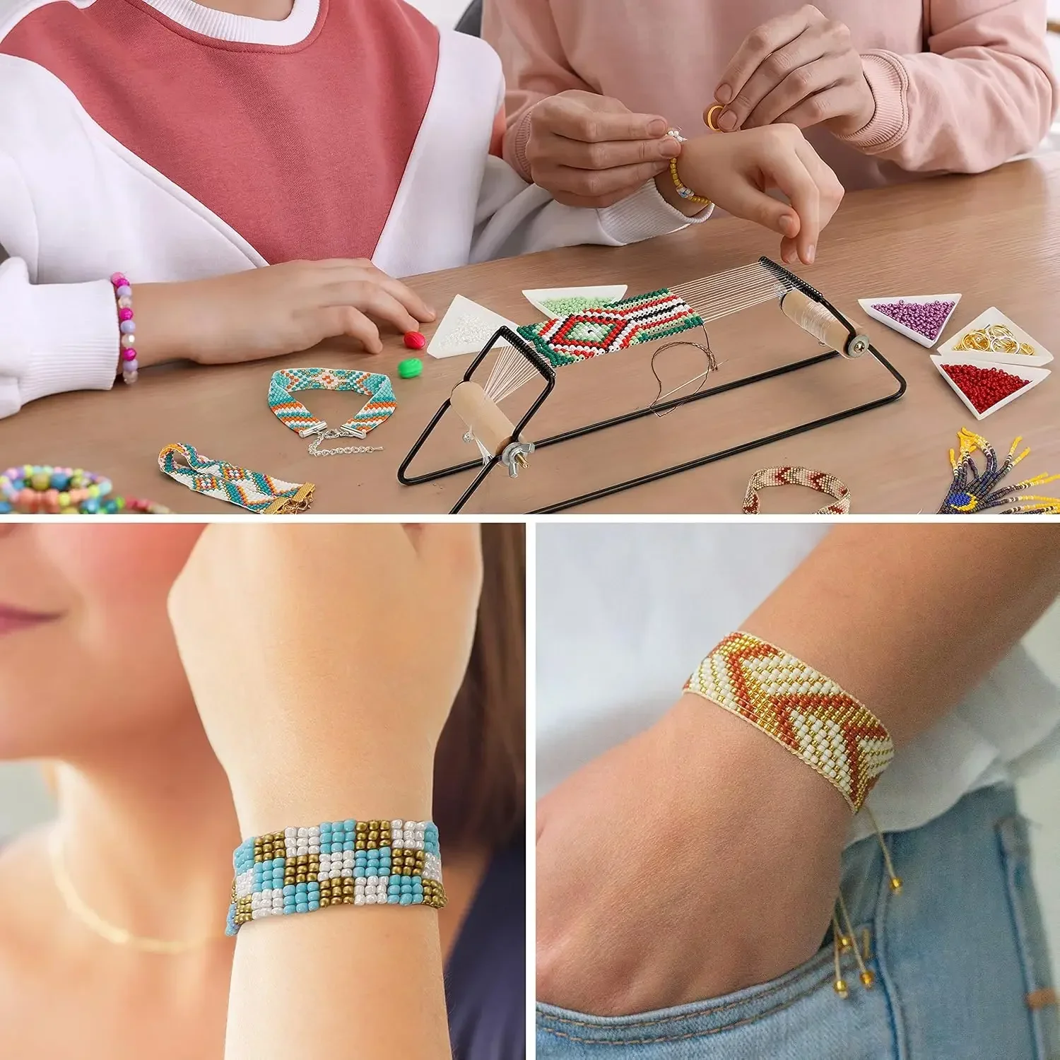 Maszyna do frezowania koralikó – Loom Weaving Frame recenzja i cena