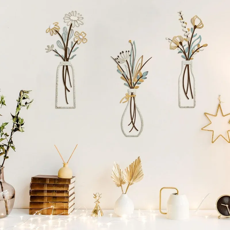 3 szt. Metalowe kwiaty, dekora – Art Craft Room recenzja i cena