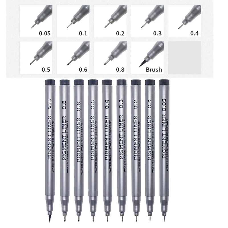9 szt./zestaw Pisaków Linerów  – Calligraphy Pen Set recenzja i cena
