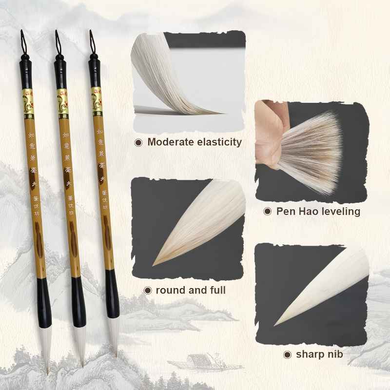 3-rozmiarowy chiński pędzel do – Calligraphy Pen Set recenzja i cena