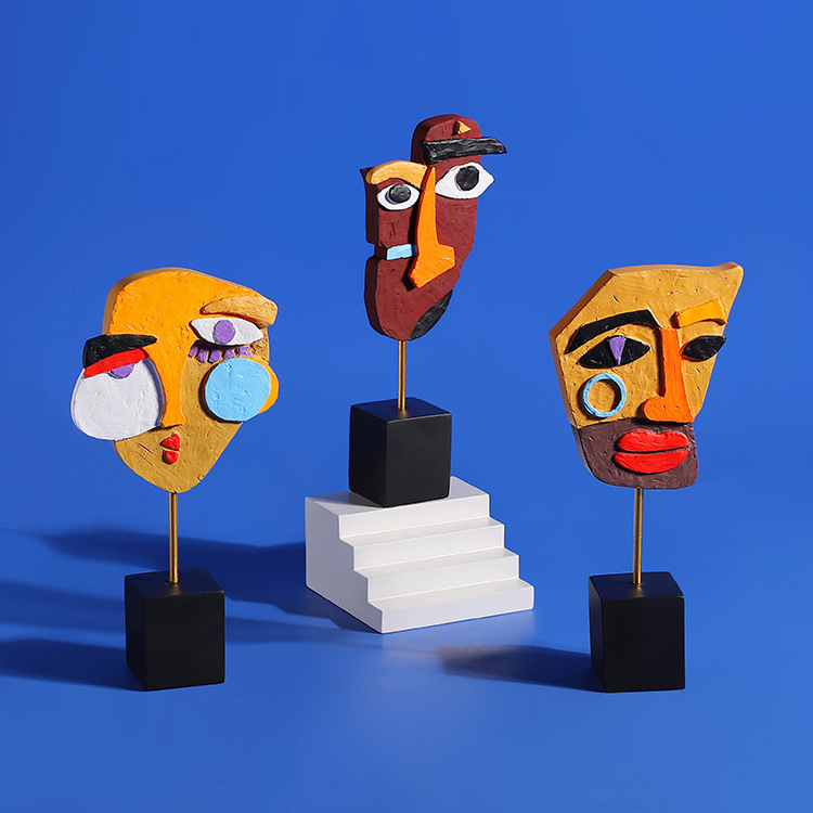 Abstrakcyjna Twarz Kolorowa Sk – Art Craft Cafe recenzja i cena