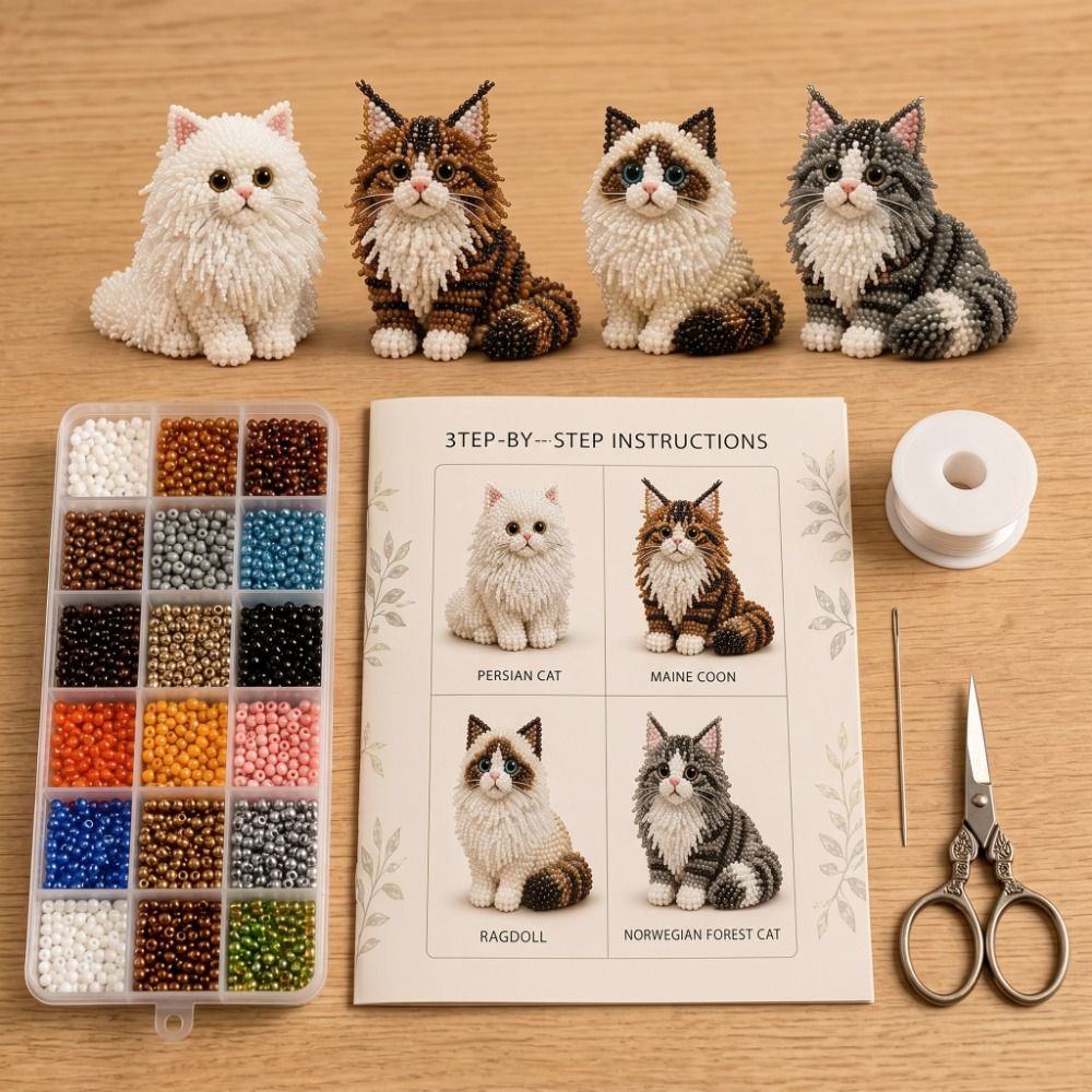 Ręcznie Robiony Zestaw do Haft – Art Craft Cat recenzja i cena
