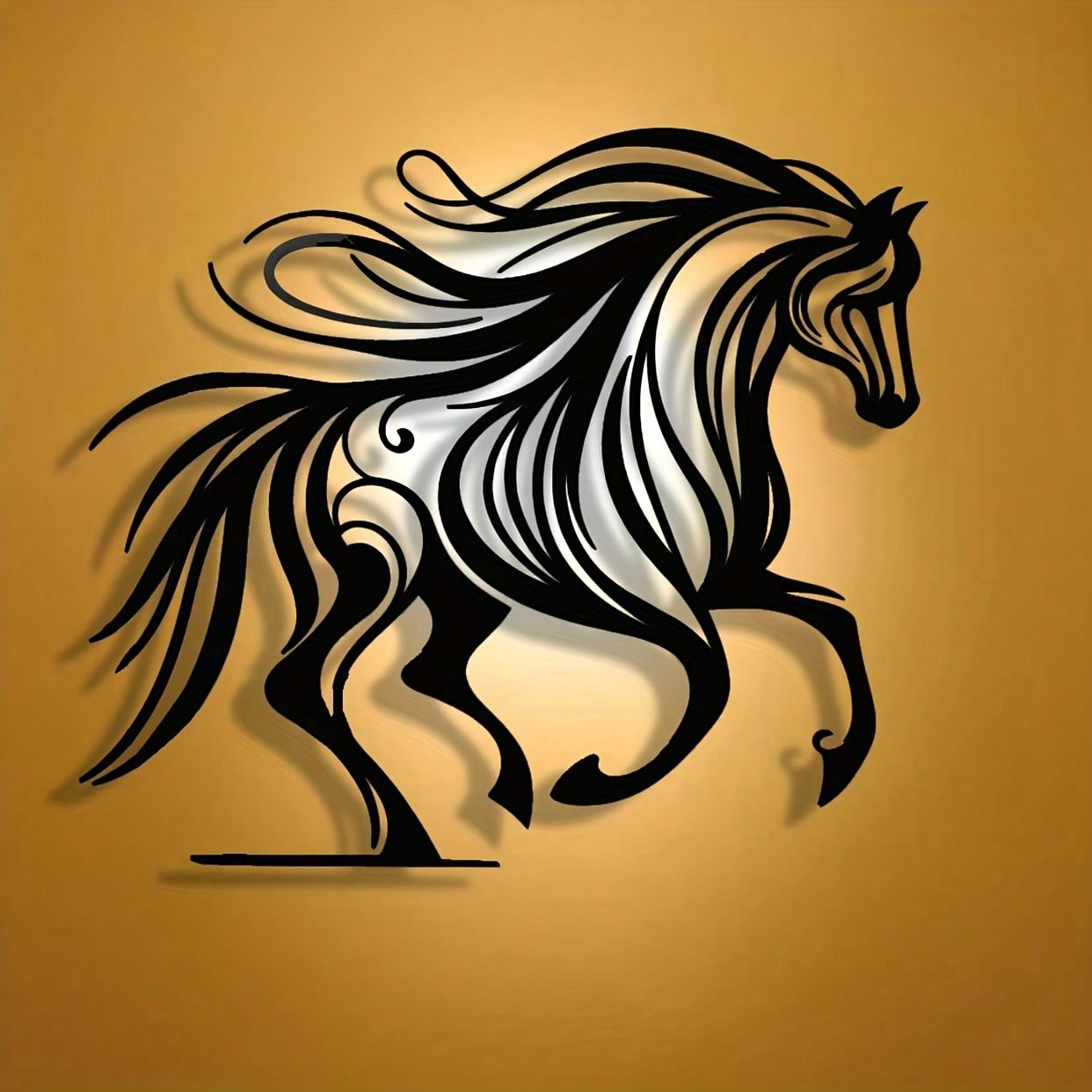 Metalowa dekoracja ścienna z m – Art Craft Logo recenzja i cena
