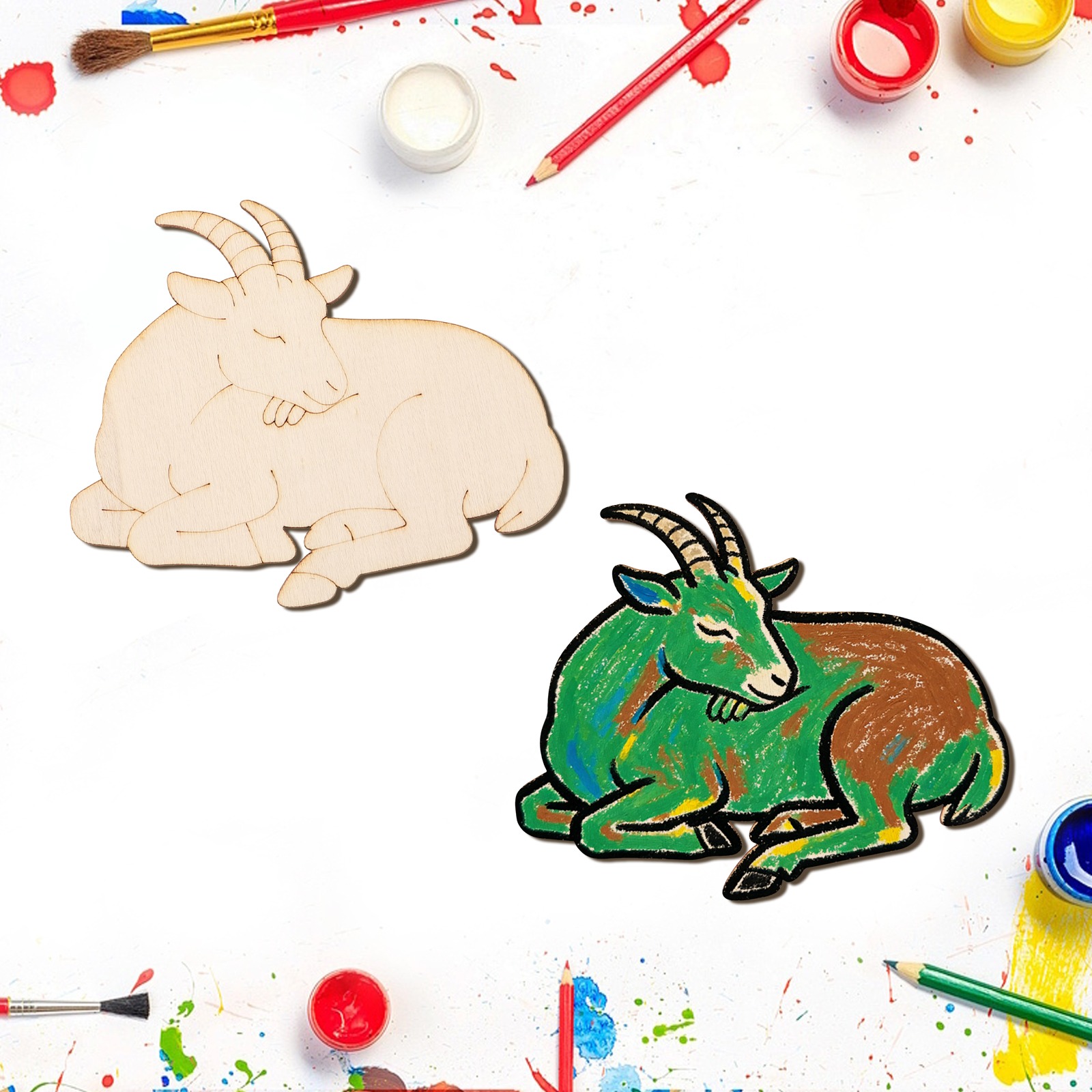10 sztuk/zestaw Niedokończone  – Art Craft Animals recenzja i cena