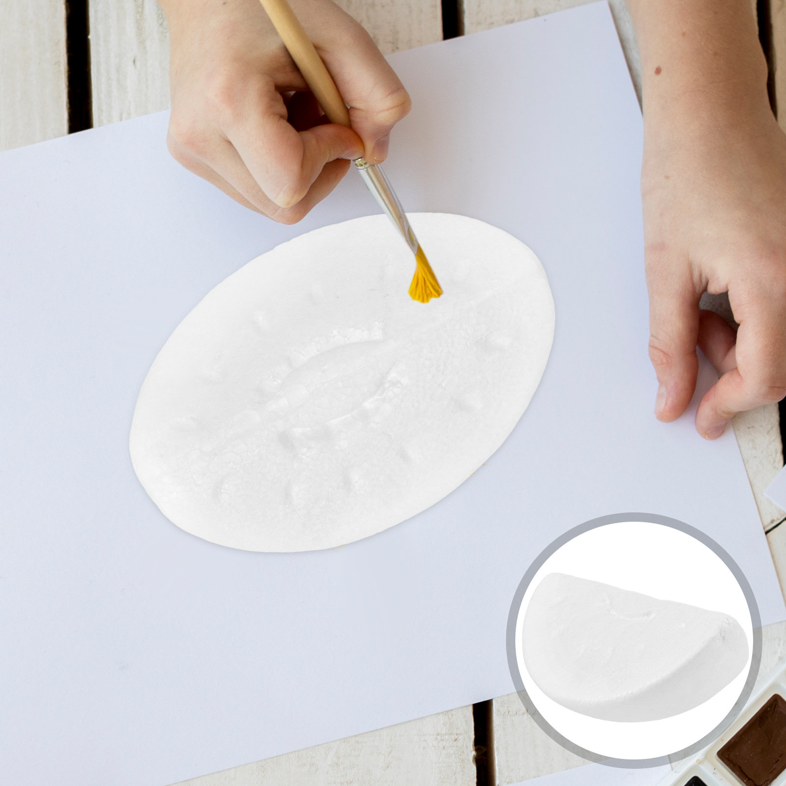 4 sztuki białych piankowych pl – Art Craft Vegetables recenzja i cena