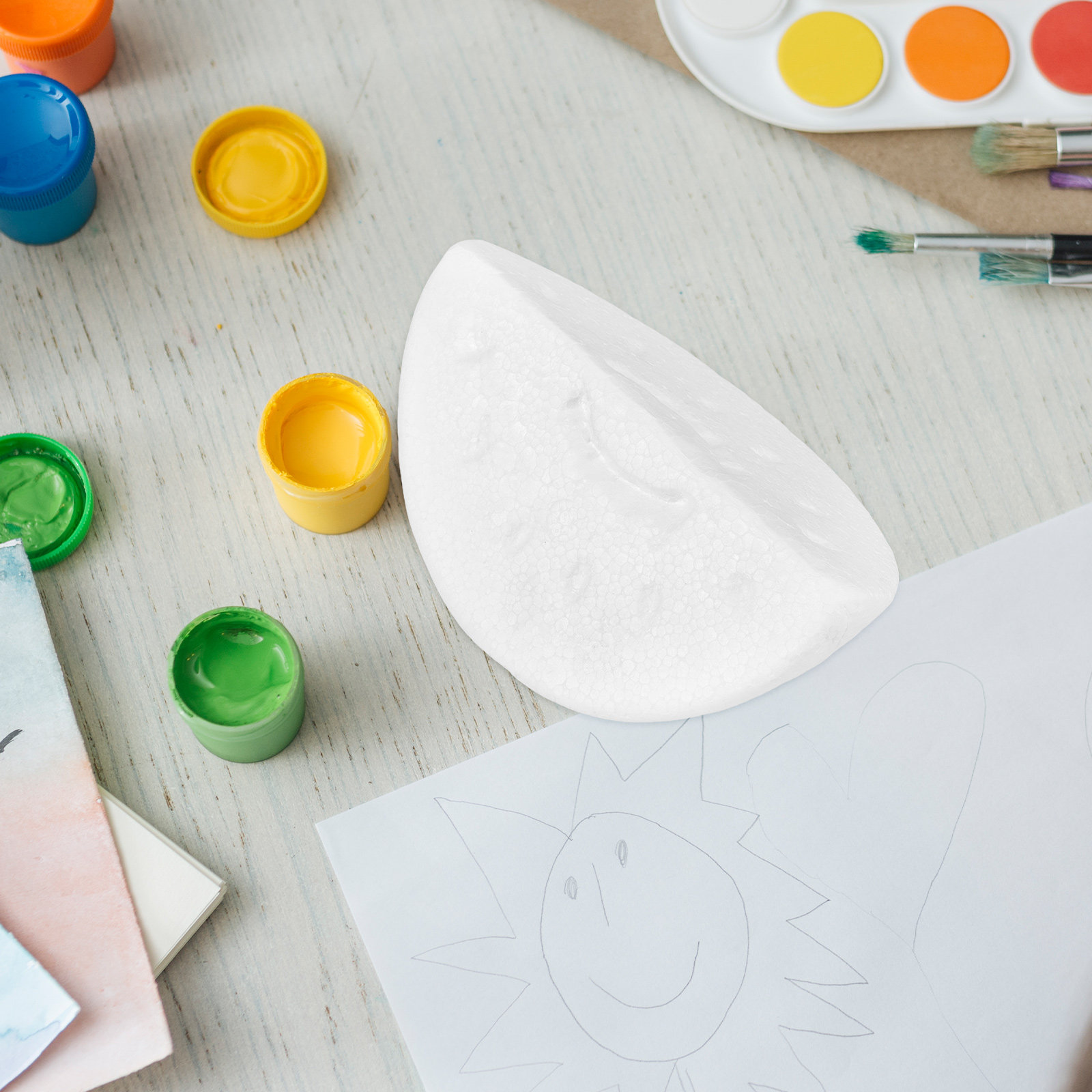 4 sztuki białych piankowych pl – Art Craft Vegetables recenzja i cena