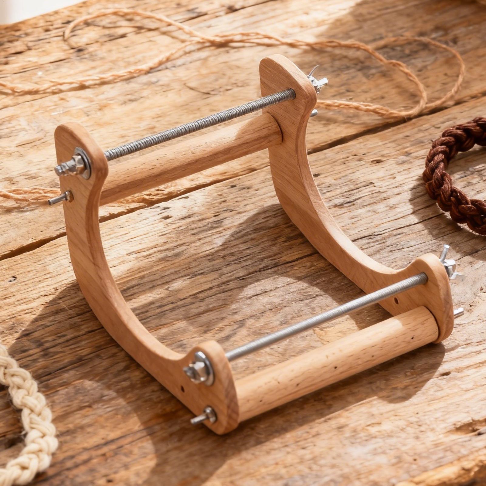 1 szt. Drewniany stelaż do naw – Loom Weaving Frame recenzja i cena