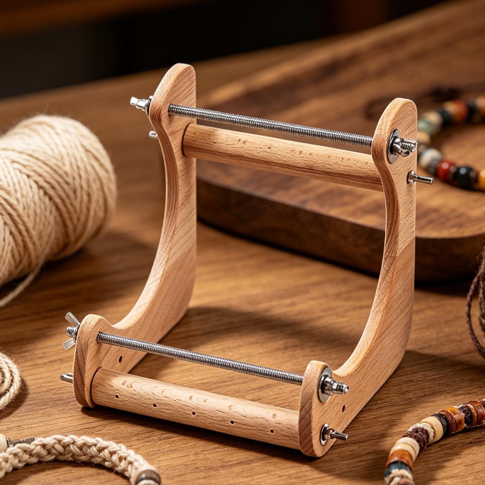 1 szt. Drewniany stelaż do naw – Loom Weaving Frame recenzja i cena